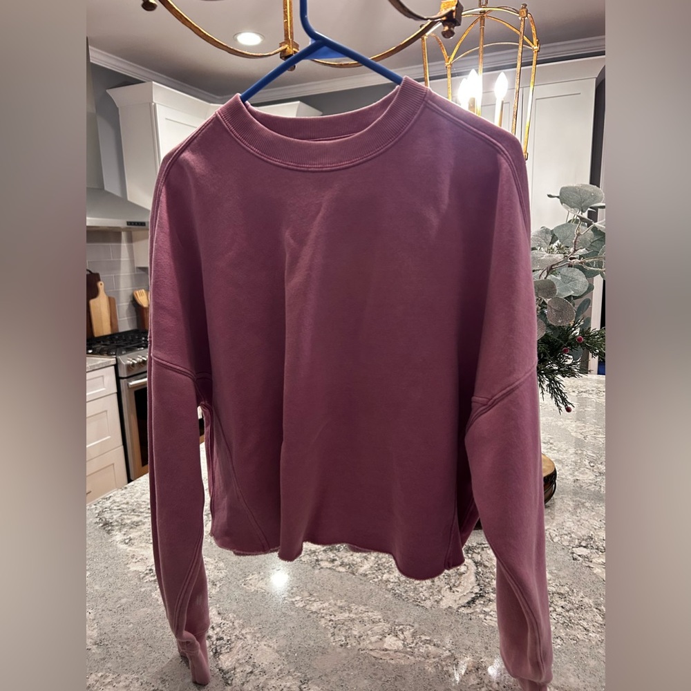 Pink Abercrombie sweatshirt